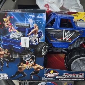 WWE Wrekkin' Slam Mobile Blue Monster Truck